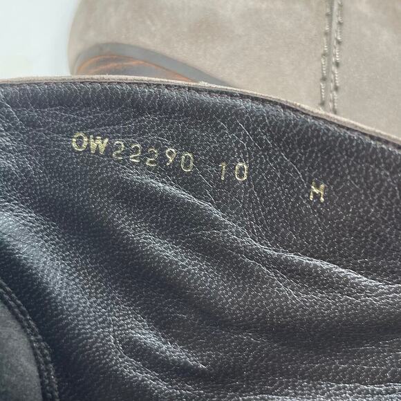 STUART WEITZMAN Suede Fringe Tassel Ankle Boots - Taupe Gray Brown - Size 10 - Picture 10 of 10